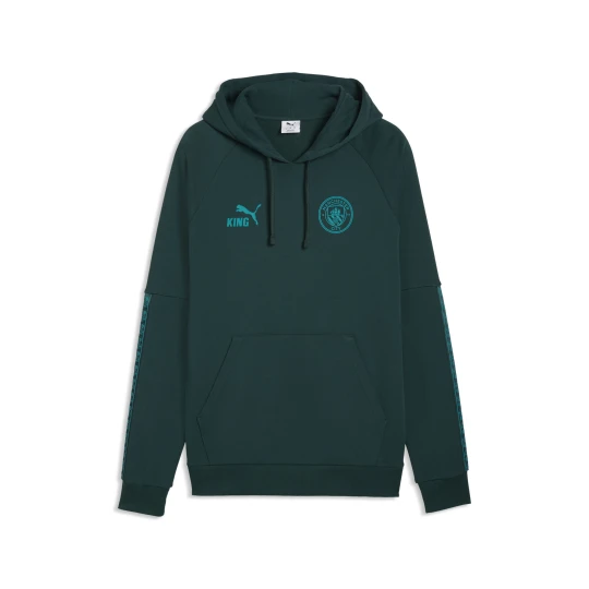 Zdjęcie produktu PUMA Męska bluza z kapturem Manchester City KING, Akcesoria, Zielony