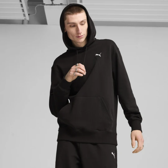 Zdjęcie produktu PUMA Męska bluza z kapturem WARDROBE ESS, Odzież, Czarny