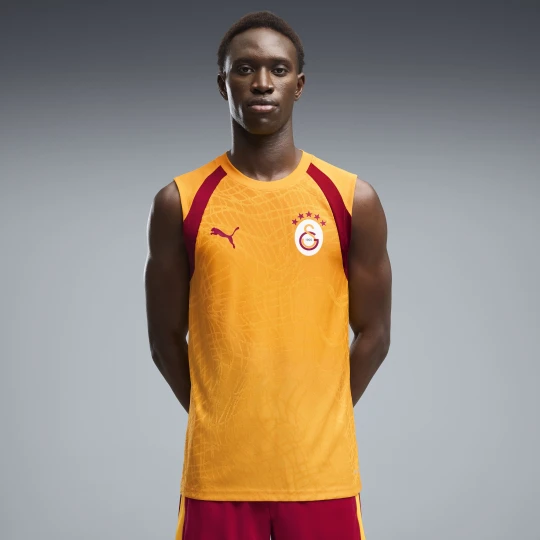 Zdjęcie produktu PUMA Męska dopasowana koszulka treningowa Galatasaray .K., Odzież, Pomarańczowy