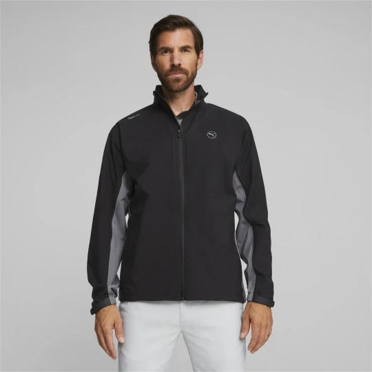 Zdjęcie produktu PUMA MÄ™ska golfowa kurtka przeciwdeszczowa DRYLBL, OdzieÅ¼, Czarny