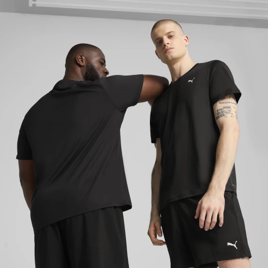 Zdjęcie produktu PUMA Męska jednokolorowa koszulka TAD ESSENTIALS z logo Cat, Odzież, Czarny