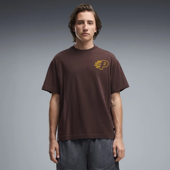 Zdjęcie produktu PUMA Męska koszulka Art Class Oversized, Akcesoria, Brązowy