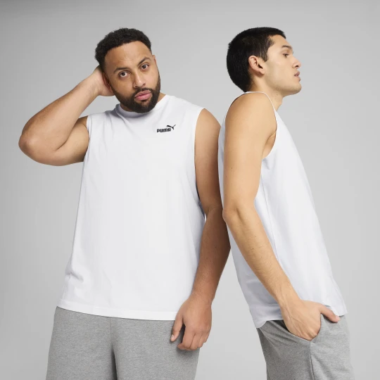Zdjęcie produktu PUMA Męska koszulka bez rękawów Essentials z logo No. 1, Odzież, Biały