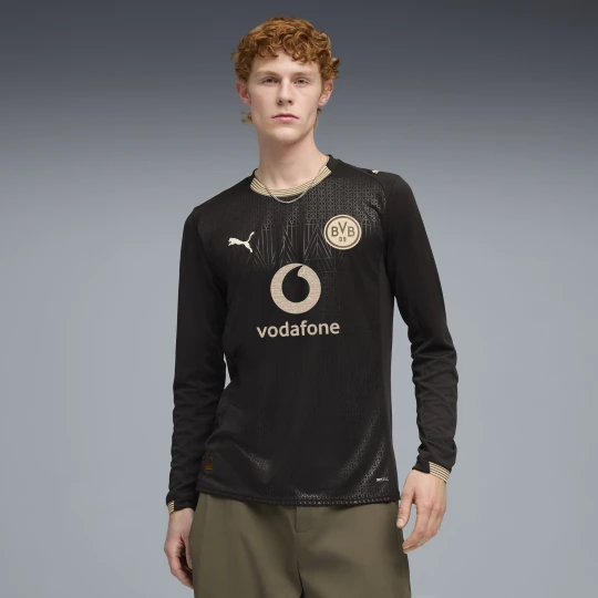 Zdjęcie produktu PUMA Męska koszulka Borussia Dortmund Special Edition z długim rękawem, Odzież, Czarny