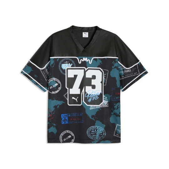 Zdjęcie produktu PUMA Męska koszulka do koszykówki ATW Dylan o kroju oversize, Akcesoria, Czarny