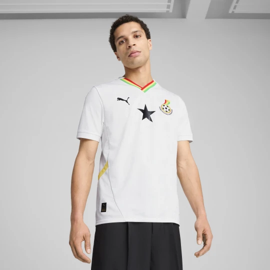 Zdjęcie produktu PUMA Męska koszulka domowa Ghana 2025, Odzież, Biały