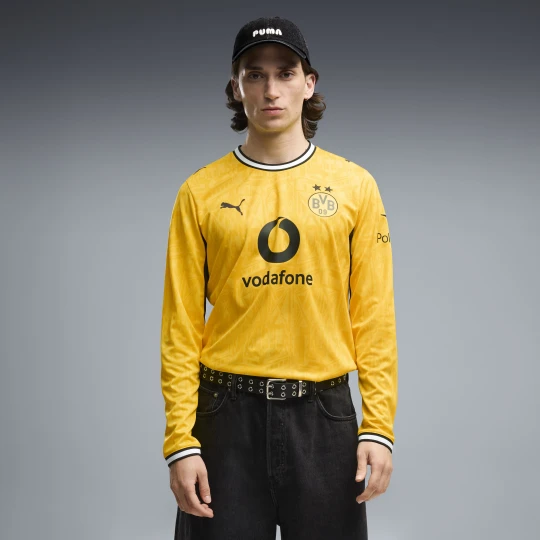 Zdjęcie produktu PUMA Męska koszulka domowa z długim rękawem Borussia Dortmund 26 / 27, Odzież, Żółty