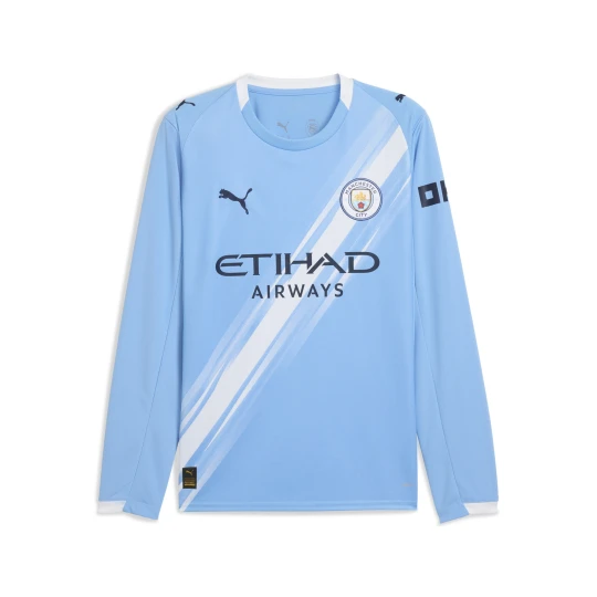 Zdjęcie produktu PUMA Męska koszulka domowa z długim rękawem Manchester City 25/26, Akcesoria, Niebieski