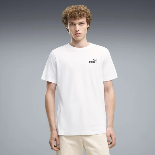 Zdjęcie produktu PUMA Męska koszulka Essentials z małym logo No. 1, Odzież, Biały