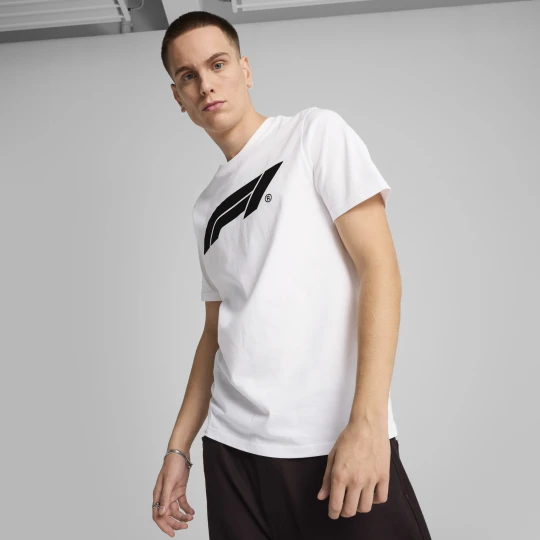 Zdjęcie produktu PUMA Męska koszulka F1® Essentials z logo, Odzież, Biały