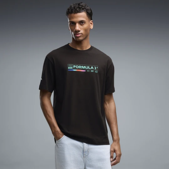 Zdjęcie produktu PUMA Męska koszulka F1® Lifestyle Vegas o luźnym kroju, Odzież, Czarny