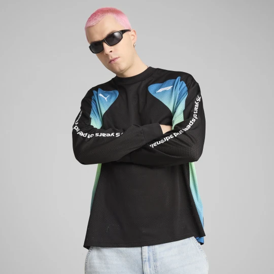 Zdjęcie produktu PUMA Męska koszulka F1® oversize z długim rękawem, Odzież, Czarny