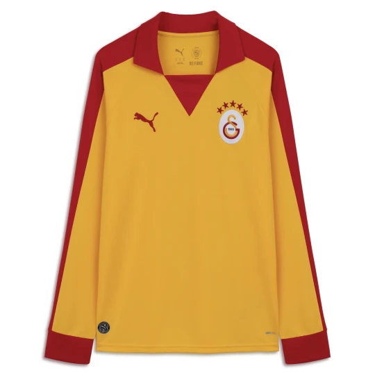 Zdjęcie produktu PUMA Męska koszulka Galatasaray SK T7 z długim rękawem, Odzież, Żółty