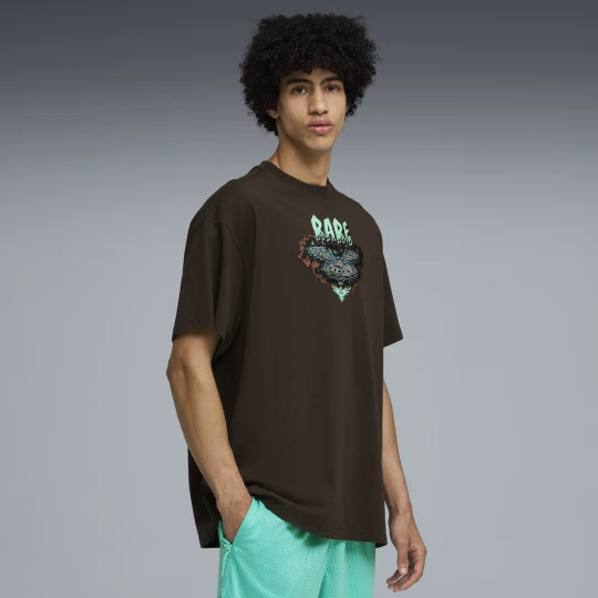 Zdjęcie produktu PUMA Męska koszulka oversize Melo World, Akcesoria, Czarny