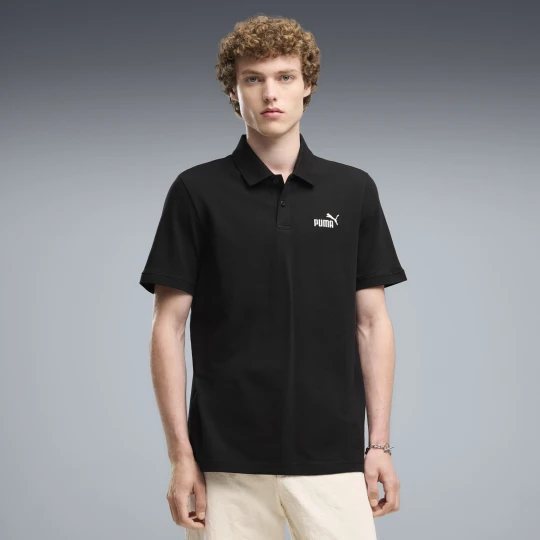 Zdjęcie produktu PUMA Męska koszulka polo Essentials z logo No. 1 z piki, Odzież, Czarny