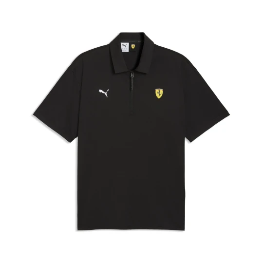 Zdjęcie produktu PUMA Męska koszulka polo Scuderia Ferrari Cloudspun, Akcesoria, Czarny