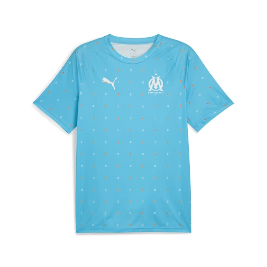 Zdjęcie produktu PUMA MÄ™ska koszulka przedmeczowa Olympique de Marseille, Akcesoria, Niebieski