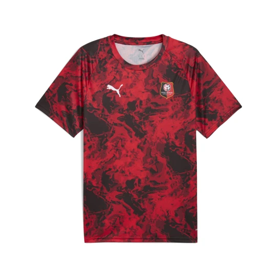 Zdjęcie produktu PUMA Męska koszulka przedmeczowa Stade Rennais FC, Akcesoria, Czerwony