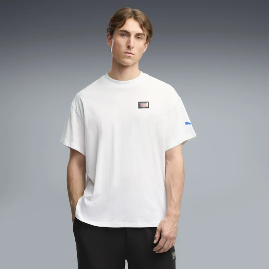 Zdjęcie produktu PUMA Męska koszulka Rare Supply o kroju oversize, Akcesoria, Biały