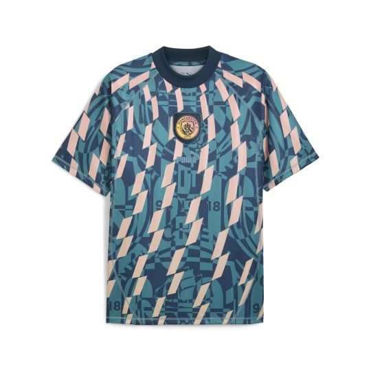 Zdjęcie produktu PUMA Męska koszulka retro ftblSTATEMENT Manchester City, Odzież, Niebieski
