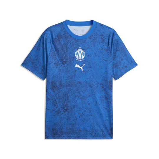 Zdjęcie produktu PUMA Męska koszulka rozgrzewkowa Olympique de Marseille, Akcesoria, Niebieski