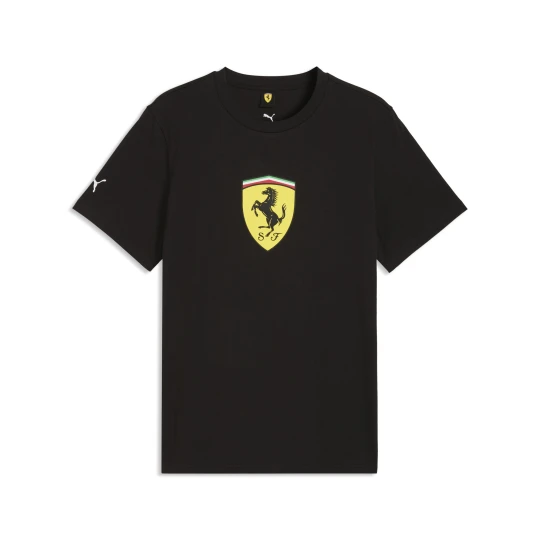 Zdjęcie produktu PUMA Męska koszulka Scuderia Ferrari ColouCzerwony Shield, Akcesoria, Czarny