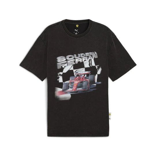 Zdjęcie produktu PUMA Męska koszulka Scuderia Ferrari Sportswear z grafiką, Akcesoria, Czarny