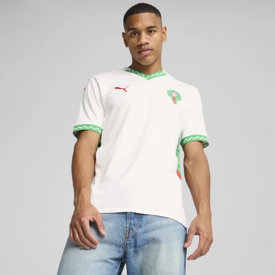 Zdjęcie produktu PUMA Męska koszulka wyjazdowa Maroko 2025, Odzież, Biały