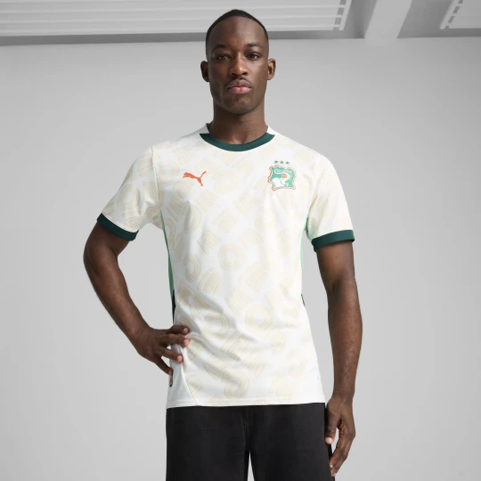 Zdjęcie produktu PUMA Męska koszulka wyjazdowa Wybrzeża Kości Słoniowej 2025, Odzież, Biały