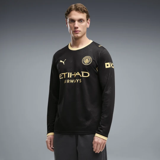 Zdjęcie produktu PUMA Męska koszulka wyjazdowa z długim rękawem Manchester City 26 / 27, Odzież, Czarny