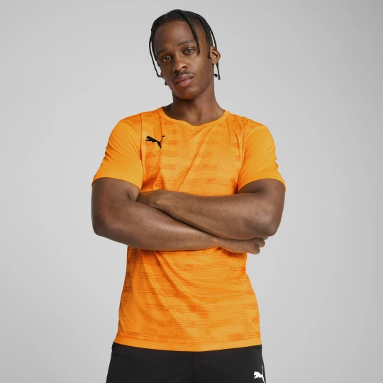 Zdjęcie produktu PUMA Męska koszulka z grafiką individualRISE, Odzież, Pomarańczowy