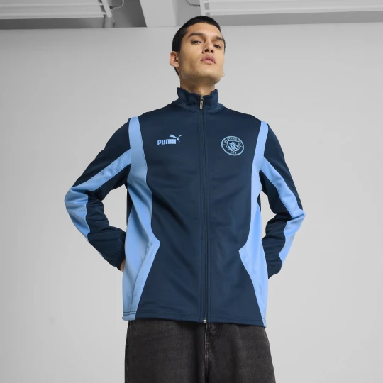Zdjęcie produktu PUMA Męska kurtka Manchester City ftblNRGY+, Odzież, Niebieski