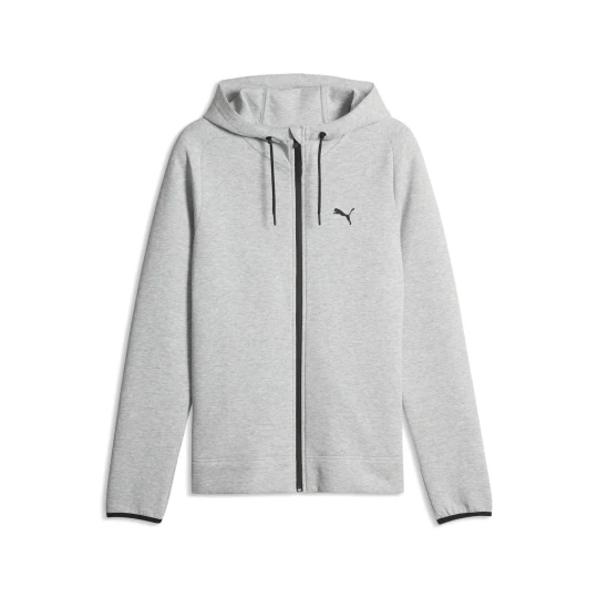 Zdjęcie produktu PUMA MÄ™ska rozpinana bluza z kapturem EVOSTRIPE Spacer, OdzieÅ¼, Szary