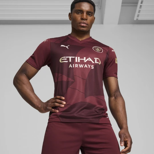 Zdjęcie produktu PUMA MÄ™ska trzecia koszulka Manchester City 24/25, OdzieÅ¼, Czerwony