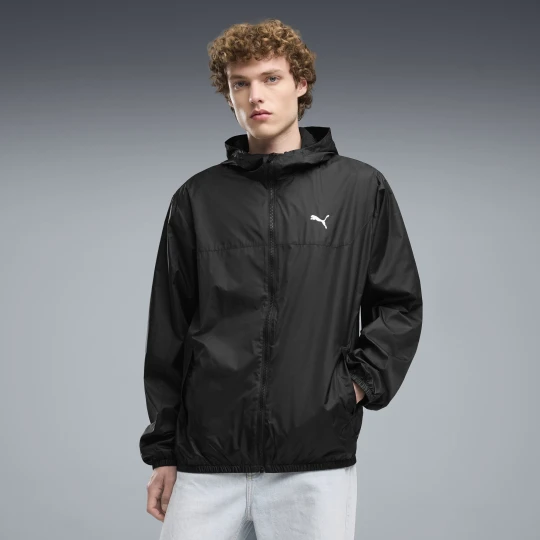 Zdjęcie produktu PUMA Męska Wiatrówka o standardowym kroju Essentials, Odzież, Czarny