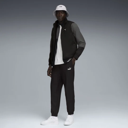 Zdjęcie produktu PUMA Męski dres z blokami kolorów z tkaniny, Odzież, Czarny