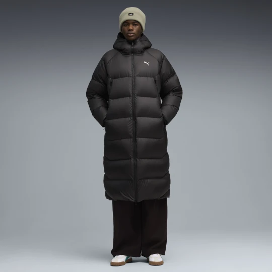 Zdjęcie produktu PUMA MÄ™ski pÅ‚aszcz puchowy z kapturem, OdzieÅ¼, Czarny