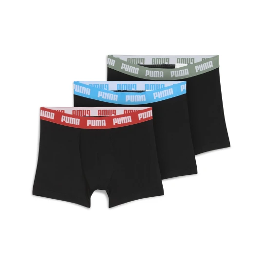 Zdjęcie produktu PUMA Męskie bokserki (3 pary), Odzież, Czarny