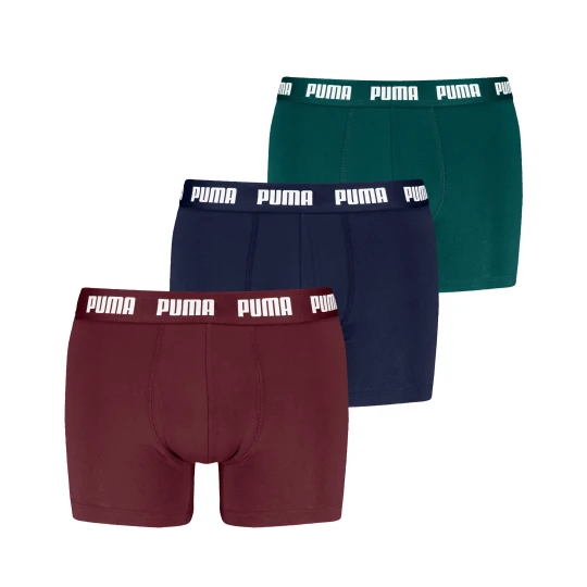 Zdjęcie produktu PUMA Męskie bokserki (3 pary), Odzież, Czerwony