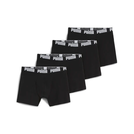 Zdjęcie produktu PUMA Męskie bokserki (4 pary), Odzież, Czarny