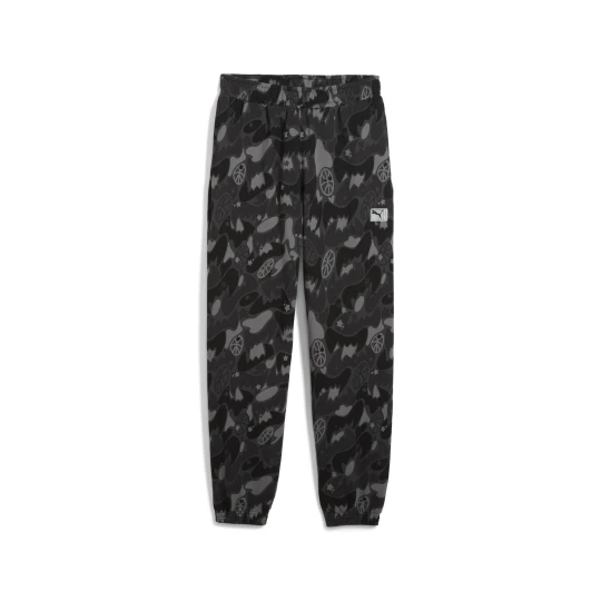 Zdjęcie produktu PUMA Męskie spodnie dresowe do koszykówki Dress Code we wzór moro, Akcesoria, Czarny