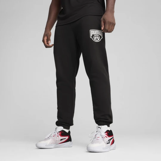 Zdjęcie produktu PUMA MÄ™skie spodnie dresowe do koszykÃ³wki Posterize, Akcesoria, Czarny