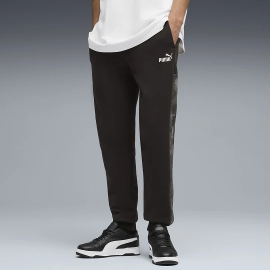 Zdjęcie produktu PUMA MÄ™skie spodnie dresowe Essentials Camo, Akcesoria, Czarny