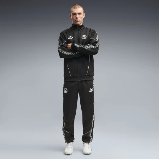 Zdjęcie produktu PUMA Męskie spodnie Olympique Marsylia KING Anthem, Akcesoria, Czarny