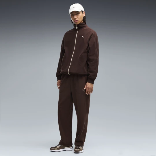 Zdjęcie produktu PUMA Męskie spodnie zimowe Essentials Elevated o luźnym kroju, Odzież, Brązowy