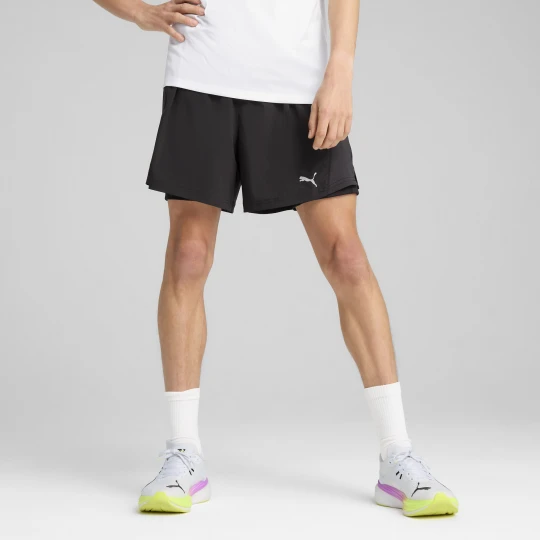Zdjęcie produktu PUMA MÄ™skie szorty do biegania 2 w 1 VELOCITY, OdzieÅ¼, Czarny