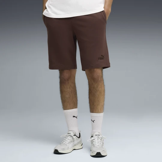 Zdjęcie produktu PUMA Męskie szorty Essentials 10" z logo No. 1, Odzież, Brązowy