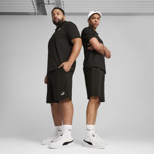Zdjęcie produktu PUMA Męskie szorty Essentials 10" z logo No. 1 z dżerseju, Odzież, Czarny