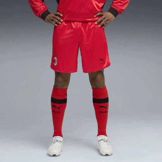 Zdjęcie produktu PUMA Męskie szorty&nbsp; AC MILAN x SLAM JAM, Odzież, Czerwony