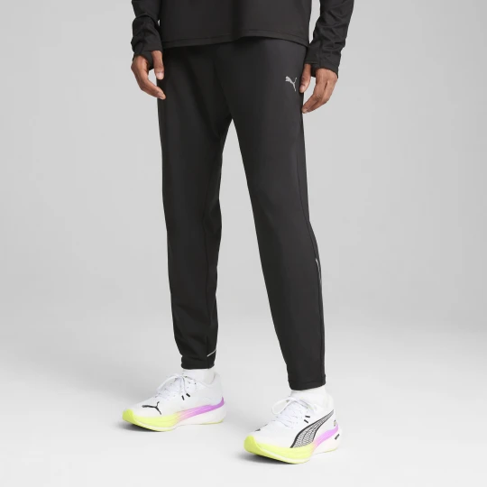 Zdjęcie produktu PUMA Męskie zwężane spodnie do biegania CLOUDSPUN, Odzież, Czarny